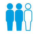 Ikona przedstawiająca trzy osoby 