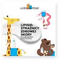 Kolorowanka dla dzieci z Lipisiami - strażnikami zdrowej skóry
