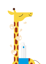Żyrafa Żaklina - Lipisie od La Roche-Posay